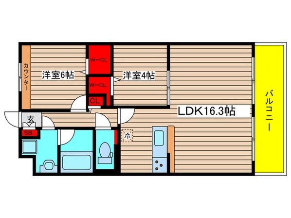 東浦ｶﾞｰﾃﾞﾝﾋﾙｽﾞあじさいｸﾚｽﾄの物件間取画像